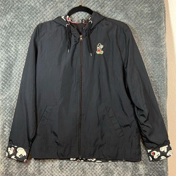 Disneyland Parks Black Mickey Mouse Rain Shell - Picture 1 of 4